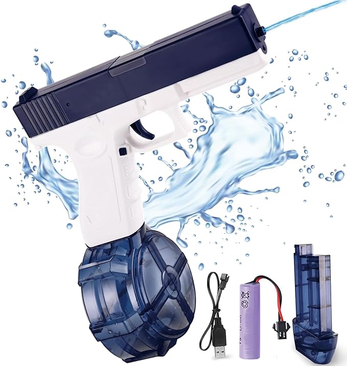 PISTOLA AGUA ELECTRICA GLOCK 2 DEPOSITOS